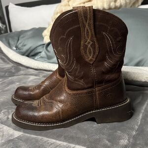 Ariat Brown Fatboy western boots